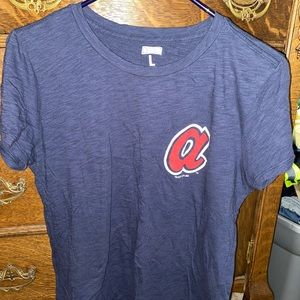 Atlanta Braves “There’s no crying in baseball” tee. Tailgate Clothing brand